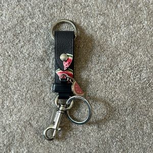 Coach- watermelon printed keychain